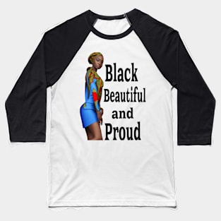 Black and Beautiful Baseball T-Shirt